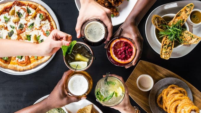 Table dishes at the Yardhouse at Rivers Casino