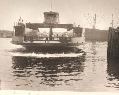 Line 59 Last Norfolk Co. Ferry run 1955 PNSM Photo