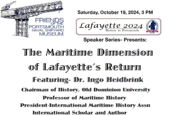 Lafayette Speaker Series_Maritime Dimensions