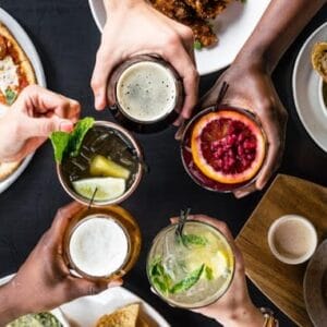 Table dishes at the Yardhouse at Rivers Casino