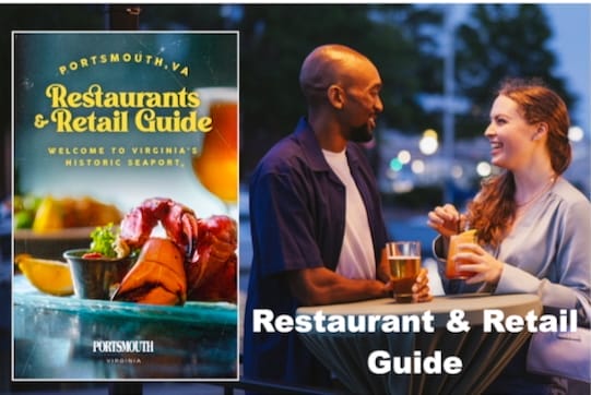 Restaurant Retail Guide cover and couple dining outside